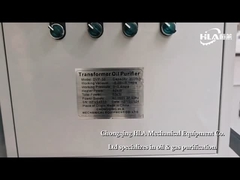 PLC Control Transformer Electric Oil Purifier Machine Filtering Equipment With Accessories