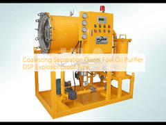Coalescing Separation Diesel Fuel Oil Purifier DSP Explosionproof Type