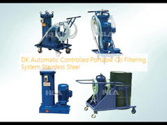 DK Automatic Controlled Portable Oil Filtering System Stainless Steel